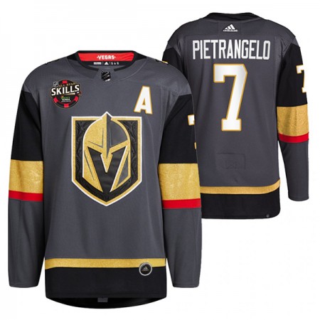 Vegas Golden Knights Alex Pietrangelo 7 2022 NHL All-Star Skills Zwart Authentic Shirt - Mannen